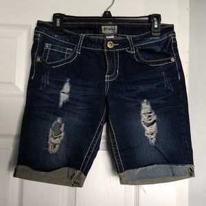 Mudd Jean Bermuda Shorts